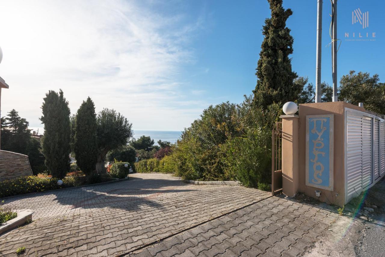 Breathtaking Villa, Nilie Hospitality Mgmt Possidi Exterior foto